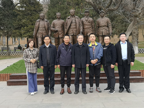 中国红十字会总会报刊社一行来延调研